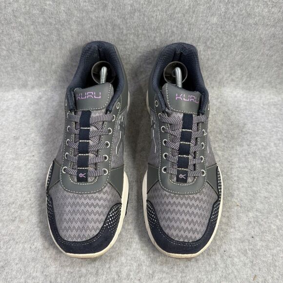 Kuru Shoes Womens Size 9 Quantum‎ Grey Recovery Comfort Walking Sneakers 201323 - Picture 3 of 9